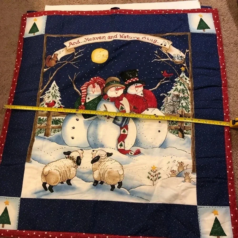 Christmas decoration sheet size 37”x34”